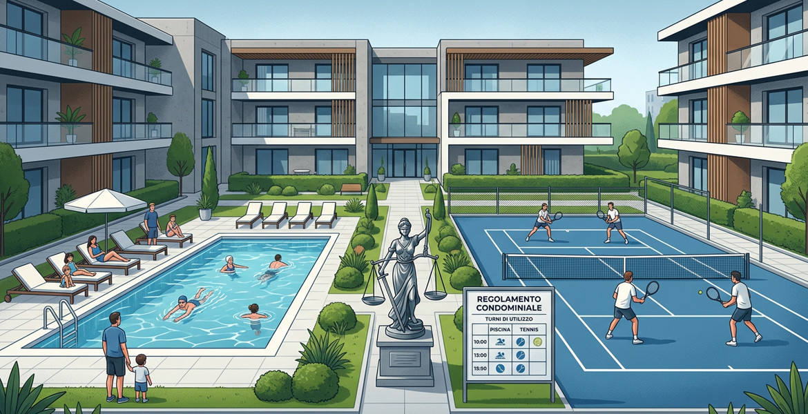 Cassazione: legittimo l'uso turnario dei beni condominiali secondo i millesimi