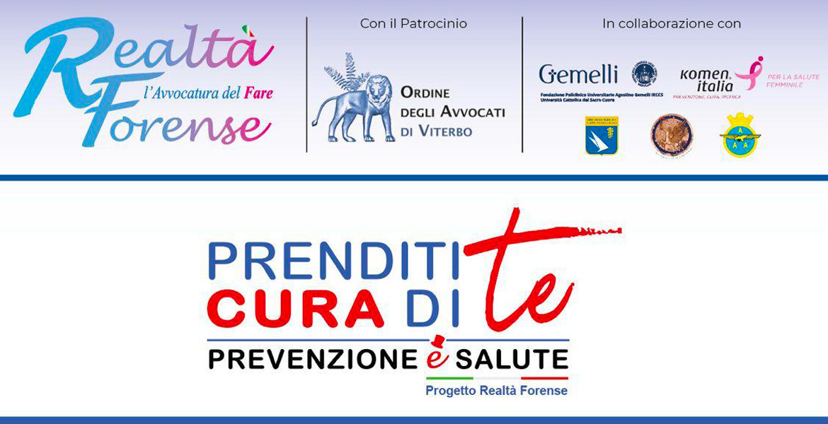 “PRENDITI CURA DI TE - Prevenzione è Salute” - Viterbo 1 Luglio 2026