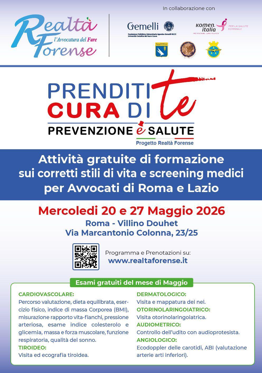 “PRENDITI CURA DI TE - Prevenzione è Salute”